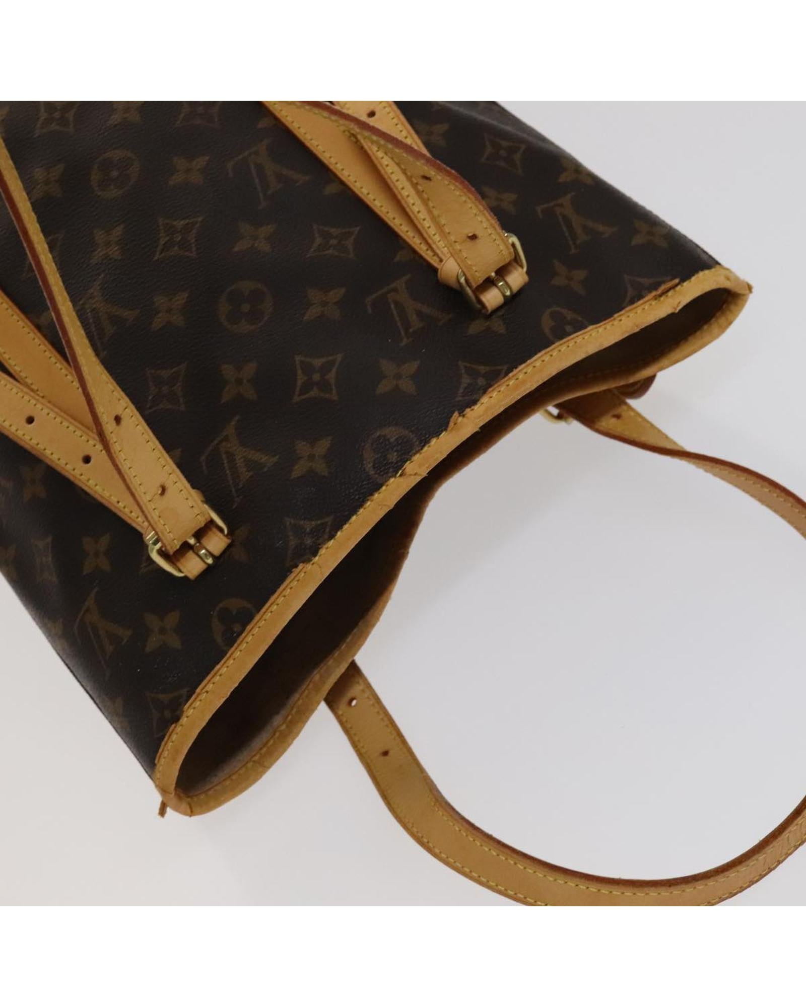 Monogram Leather Trim Bucket Bag - Stylish & Durable Crossbody Handbag for Women | Perfect for Work, Travel & Everyday Use