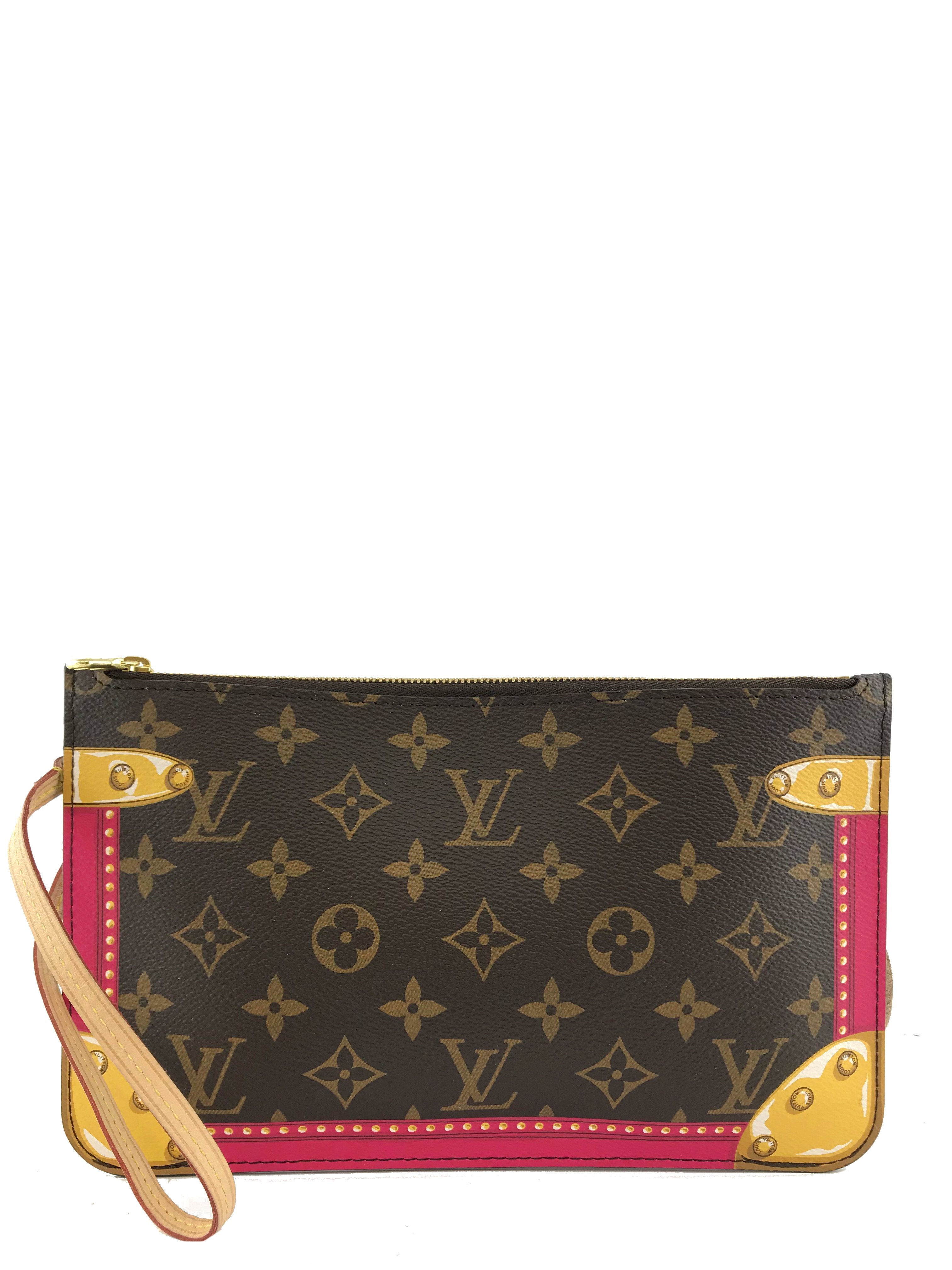 Authentic Louis Vuitton Neverfull MM Tote Bag with Pochette - Summer Trunk Collection | Luxury Designer Handbag for Women, Perfect for Travel, Work & Everyday Use