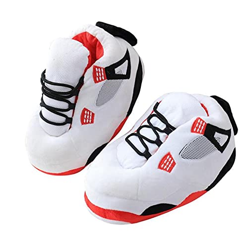 Warm Winter Cotton Plush Slippers for Men & Women - Indoor Cozy House Shoes, Non-Slip Cute Sneaker Slides for Home, Lounge & Comfort Wear