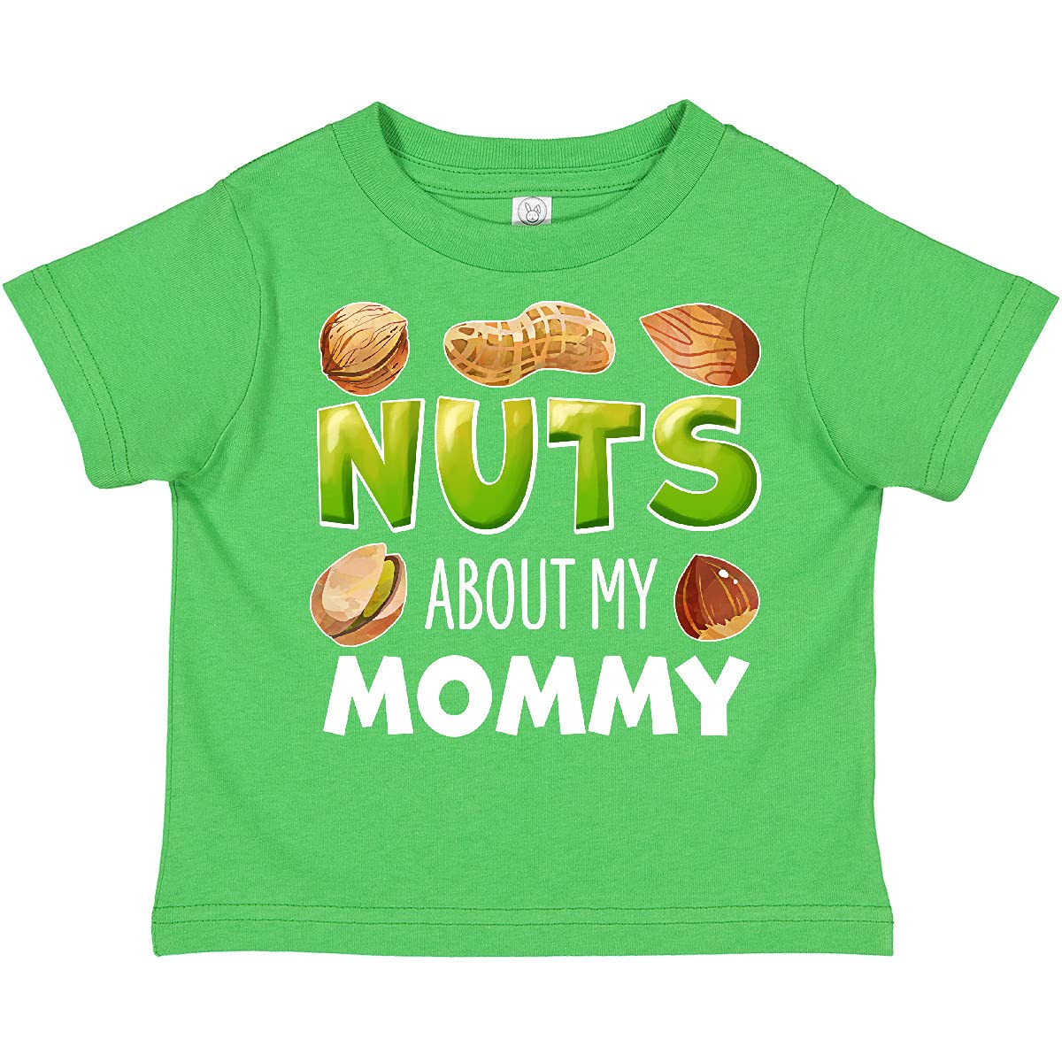 Buy Inktastic Nuts About My Mommy Peanut Almond Pistachio Toddler T-Shirt - Cute Nut-Themed Kids Shirt for Mother's Day & Family Outings