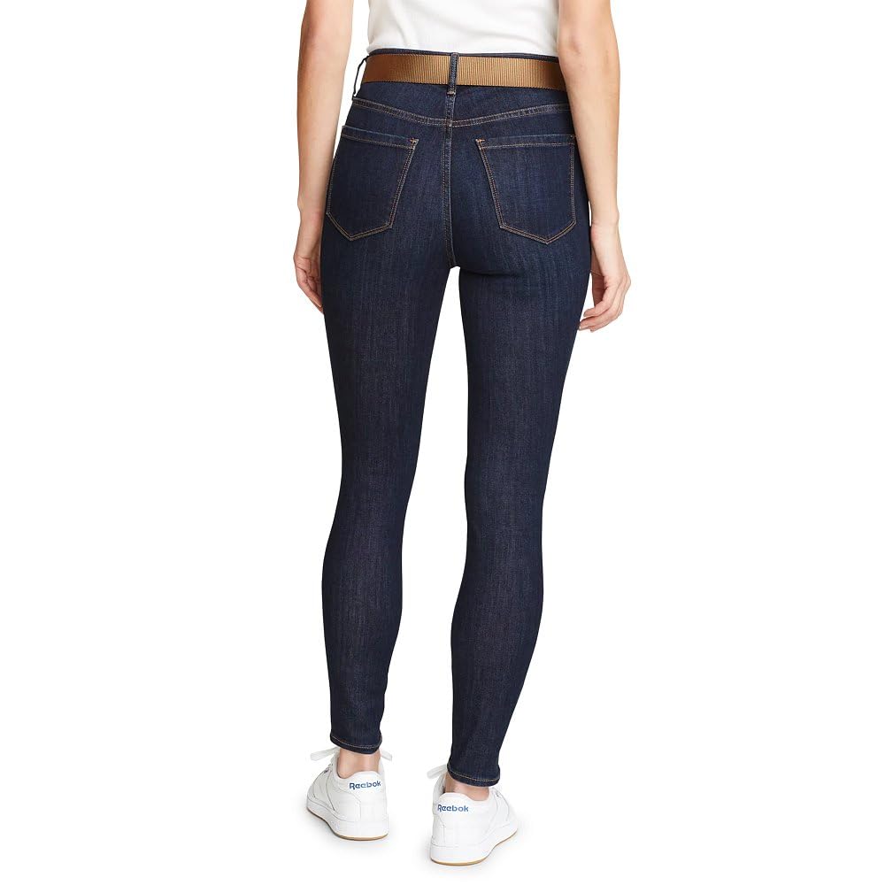 Eddie Bauer Women's Voyager High-Rise Skinny Jeans - Slim Fit Stretch Denim Pants for Casual Wear & Outdoor Adventures