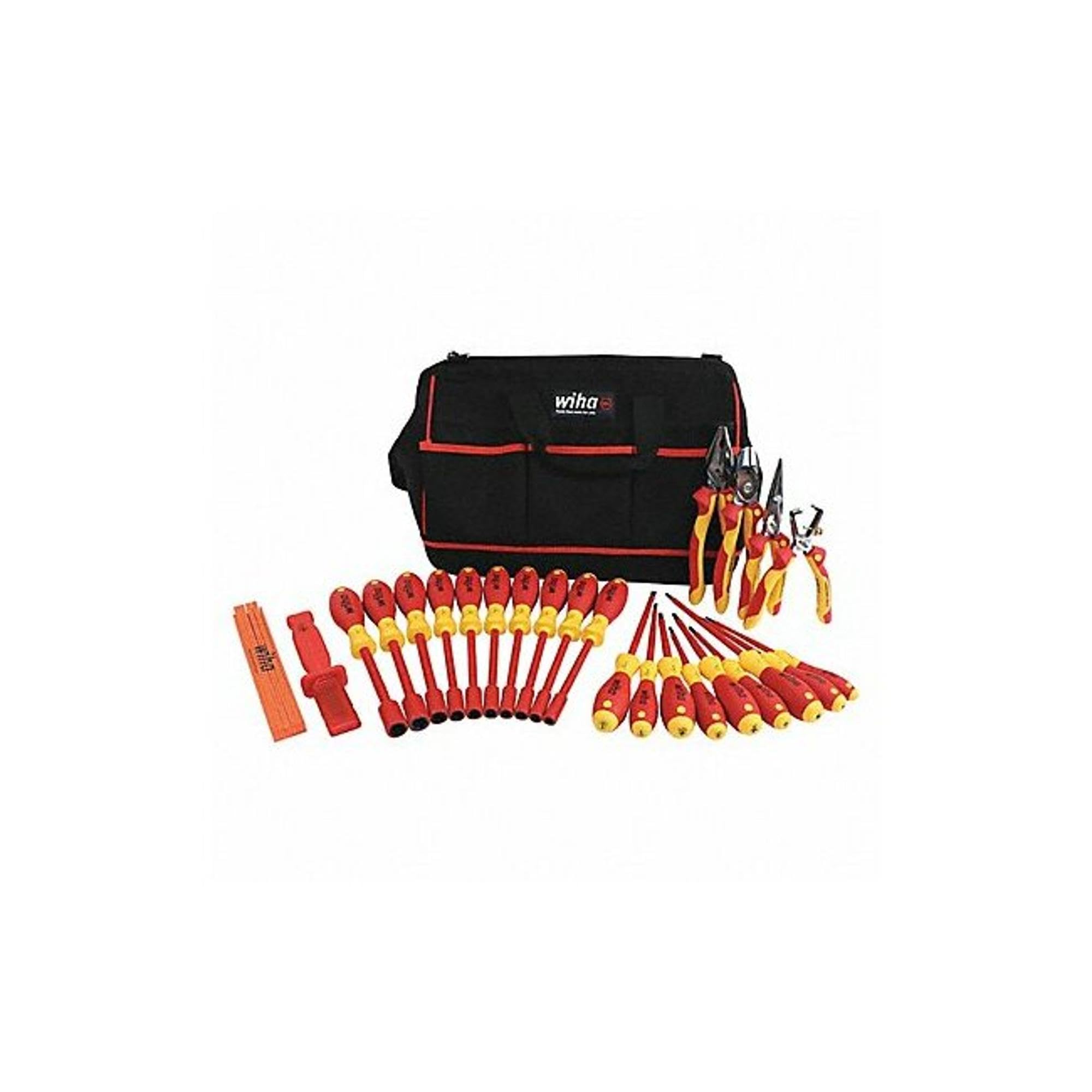 25-Piece Insulated Tool Set for Electricians - Professional Electrical Repair Kit with Durable Storage Case - Perfect for Home DIY, Auto Repair & Industrial Use