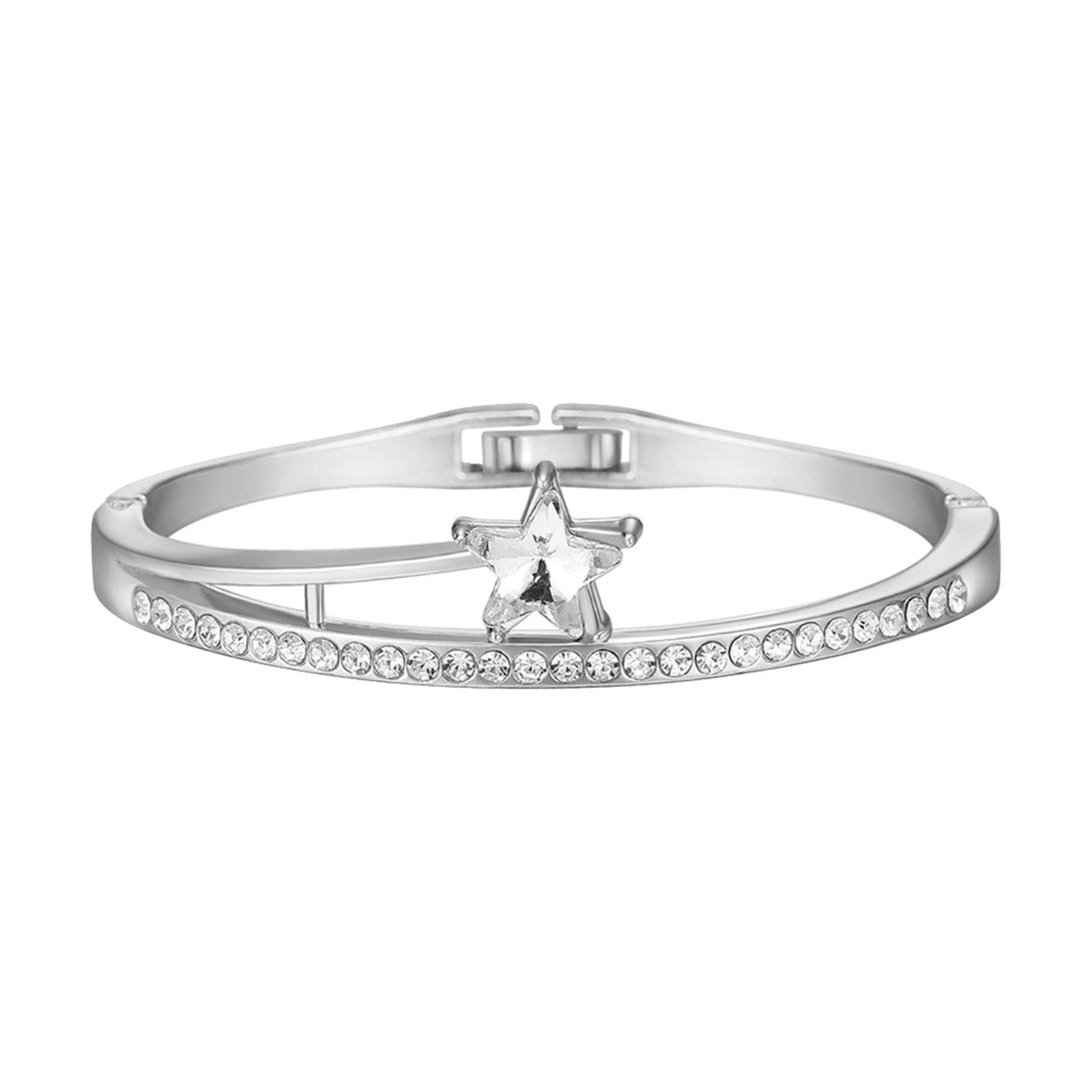 Johtae Women's Diamond Sky Jewelry Bracelet - Elegant Dainty Charm Bracelet for Women | Perfect for Parties, Weddings & Everyday Wear