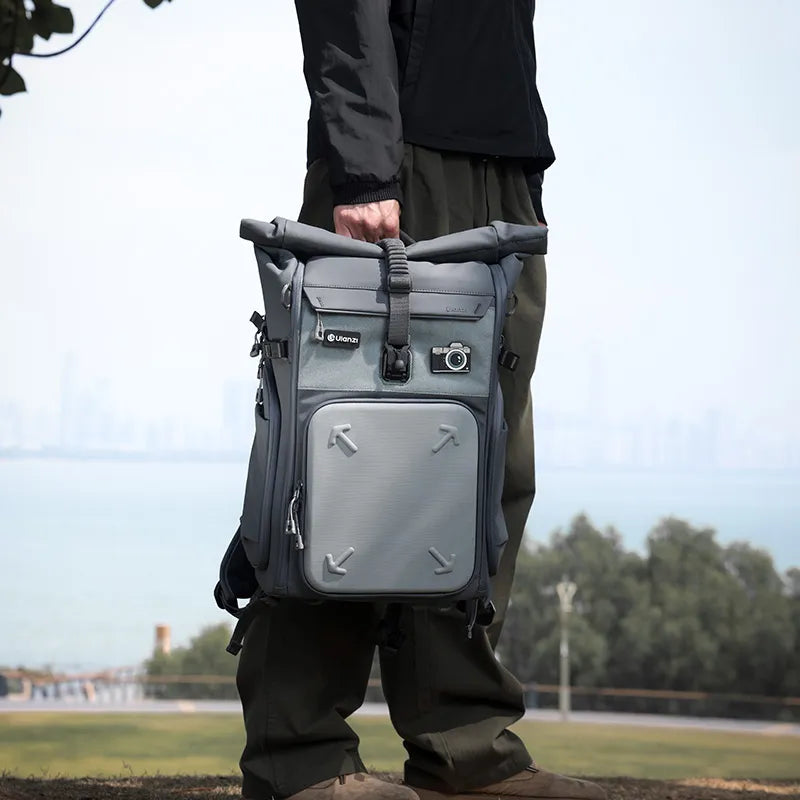 Ulanzi BP04 25L Hard Shell Camera Backpack with Apple Find My Compatibility - Perfect for Travel, Photography & Outdoor Adventures (Model B121)