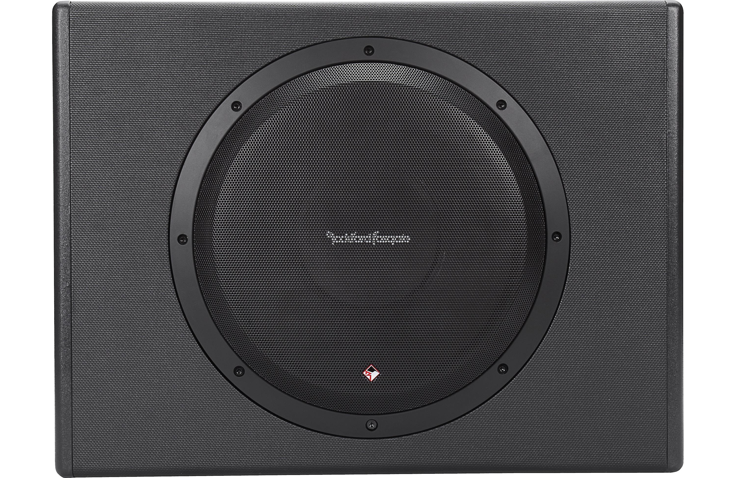 Rockford Fosgate Punch P300-12 300W Class D Amplified Car Subwoofer - 12 Inch Single Enclosure for Deep Bass | Perfect for Trucks, SUVs & Car Audio Systems