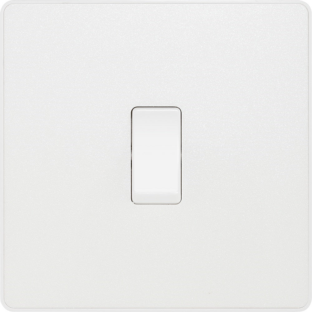 BG Evolve Pearl White 20A Double Pole Switch PCDCL30W - Premium Electrical Switch for Home & Office Lighting Control | Perfect for Bedrooms, Living Rooms and Commercial Spaces