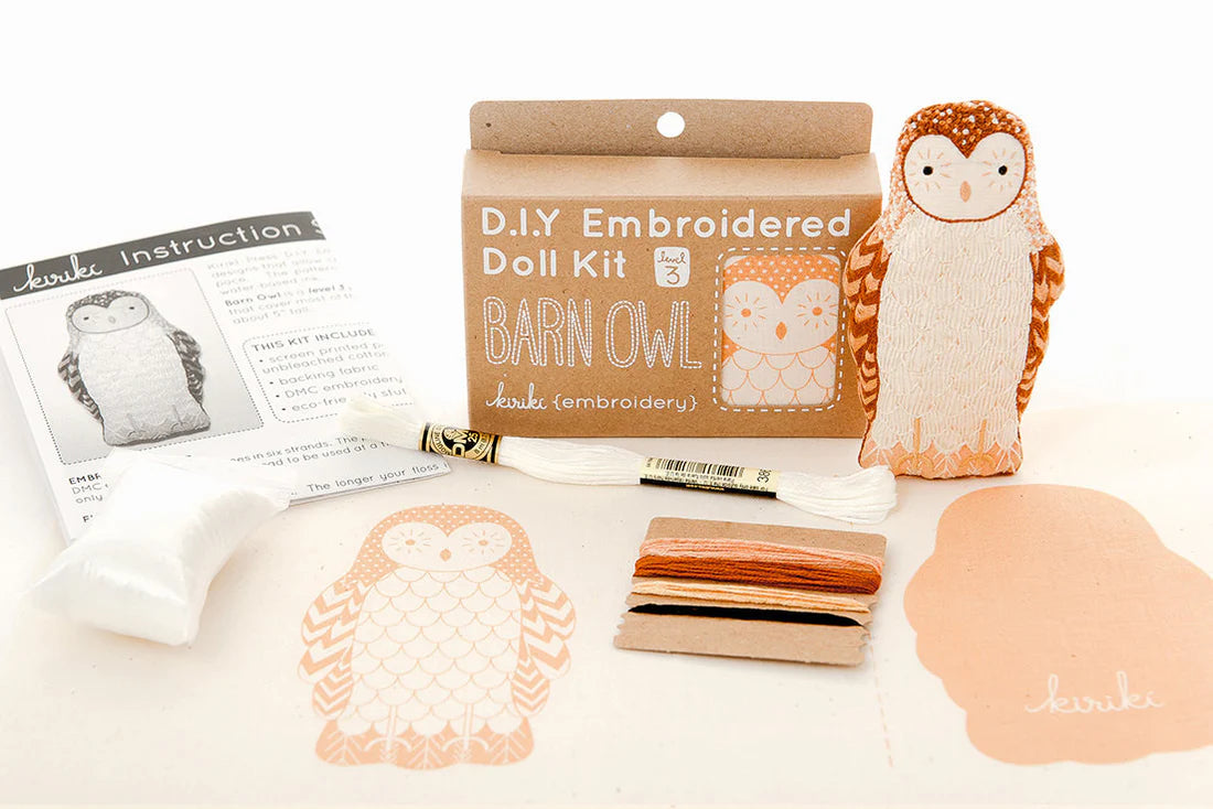 DIY Animal Embroidered Doll Kits for Beginners - Cute Handmade Stuffed Animals Craft Set for Kids & Adults - Perfect for Birthday Gifts, Home Decor, and Creative Sewing Projects