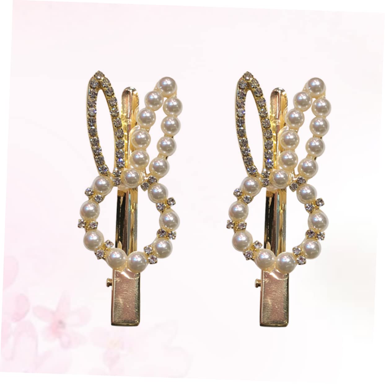 Minkissy 2 Pack Rhinestone Hair Clips for Girls - Sparkling Barrettes Hair Accessories for Kids, Teens & Women - Perfect for School, Parties & Special Occasions
