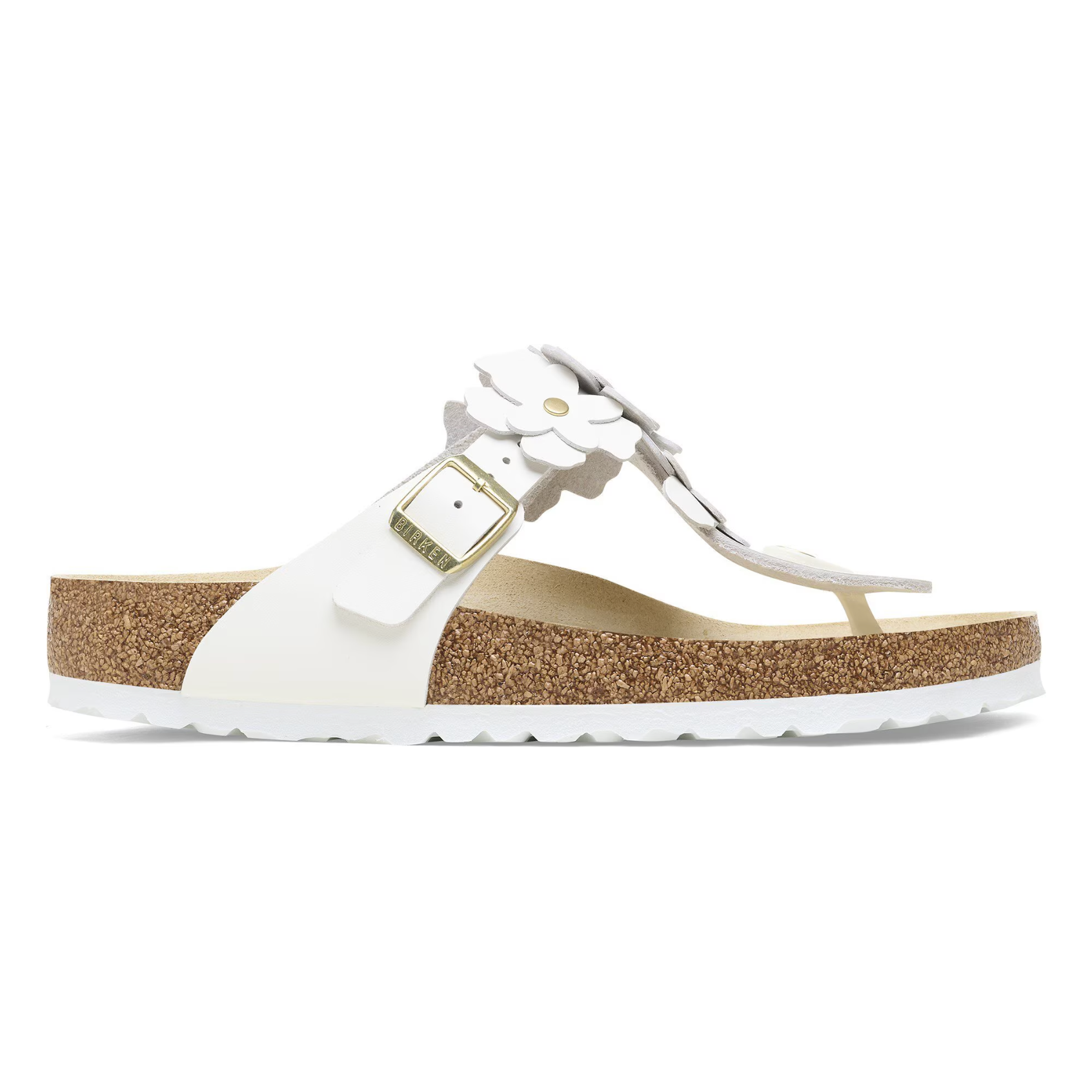 Birkenstock Women's Gizeh Flower Leather Sandals - Comfortable & Stylish Summer Footwear for Beach, Pool & Casual Outings