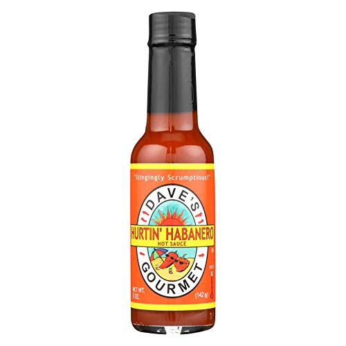 Dave's Gourmet Habanero Hot Sauce - 5 oz Bottles (Pack of 12) | Spicy Flavor Enhancer for Tacos, Wings & BBQ | Premium Gourmet Hot Sauce for Cooking & Gifts