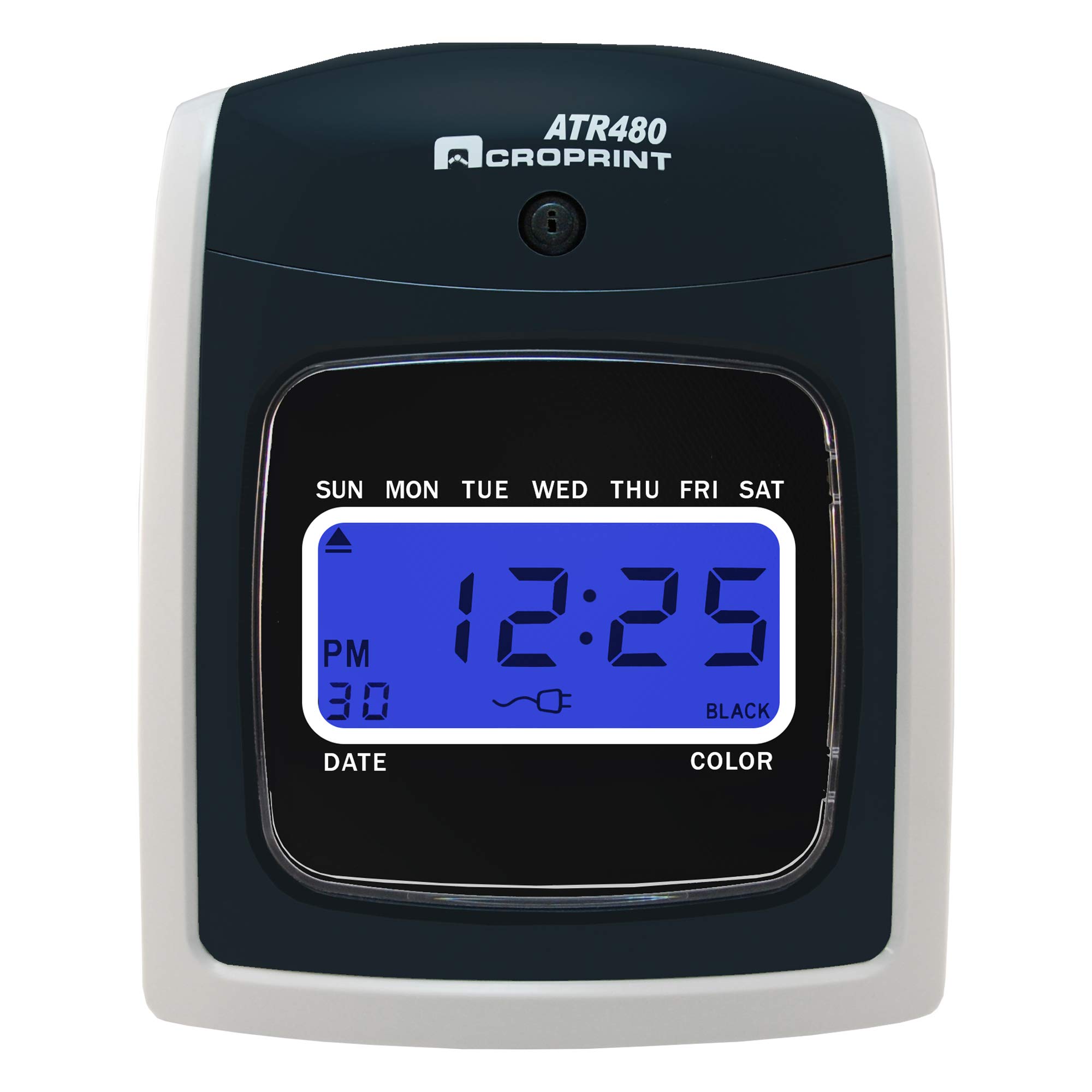 Acroprint ATR480 Totalizing Time Clock Machine - Automatic Employee Attendance Recorder for Small Business with Cards & Ribbon | Perfect for Office, Retail & Warehouse Time Tracking