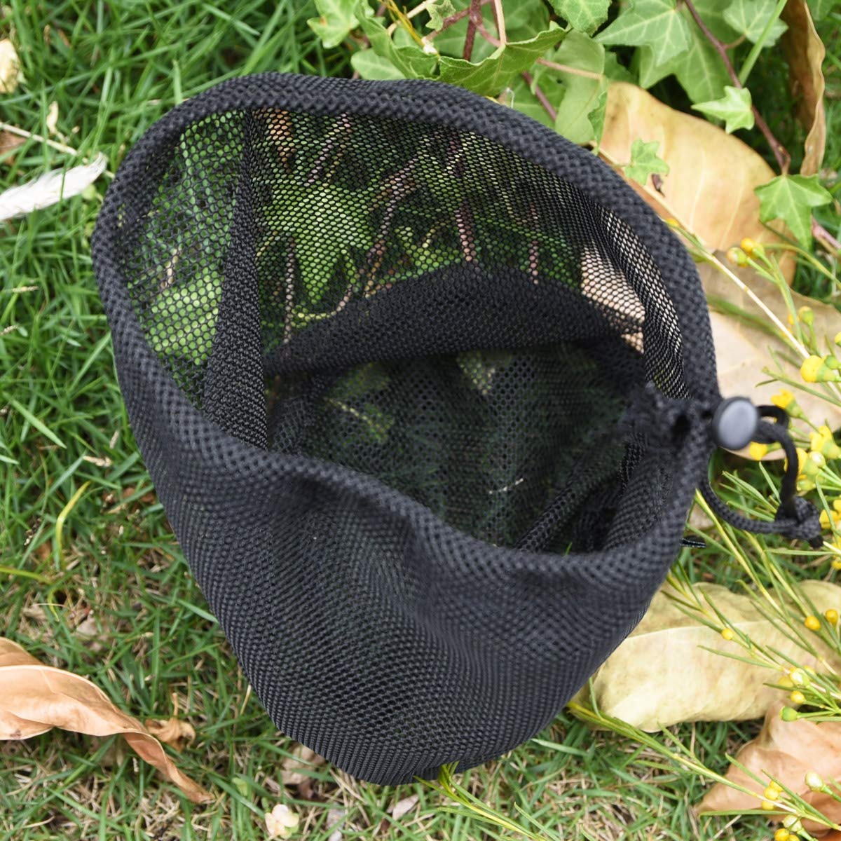 5-Pack Durable Nylon Mesh Storage Bags for Golf Balls, Pots & Outdoor Tools - Waterproof & Lightweight Organizer for Camping, Hiking & Sports Equipment