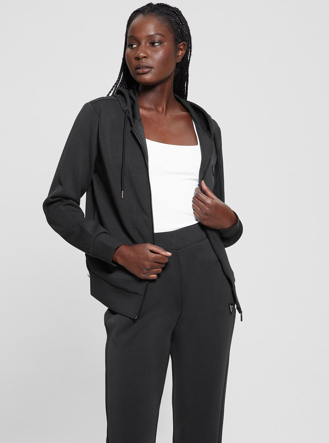 Black Olympe Hoodie Jacket - Stylish Unisex Pullover with Kangaroo Pocket | Perfect for Casual Wear, Gym & Outdoor Activities