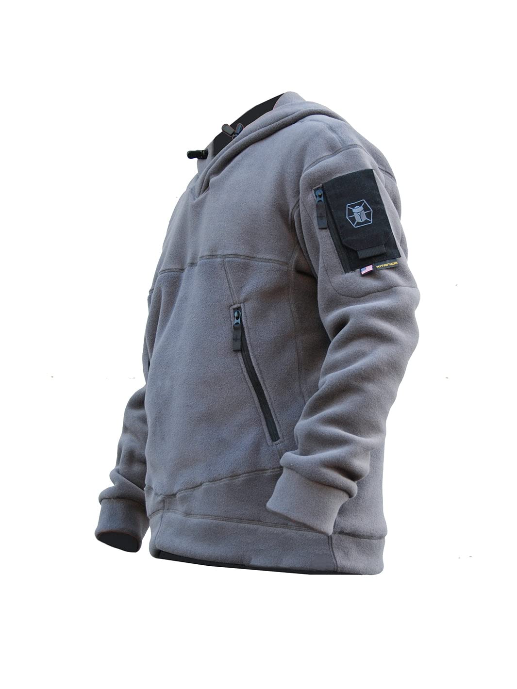 401-WLG-3XL-REG American Hoodie - Wolf Grey - 3XLarge - Regular | Premium Cotton Pullover Hooded Sweatshirt for Men | Perfect for Casual Wear, Gym & Outdoor Activities