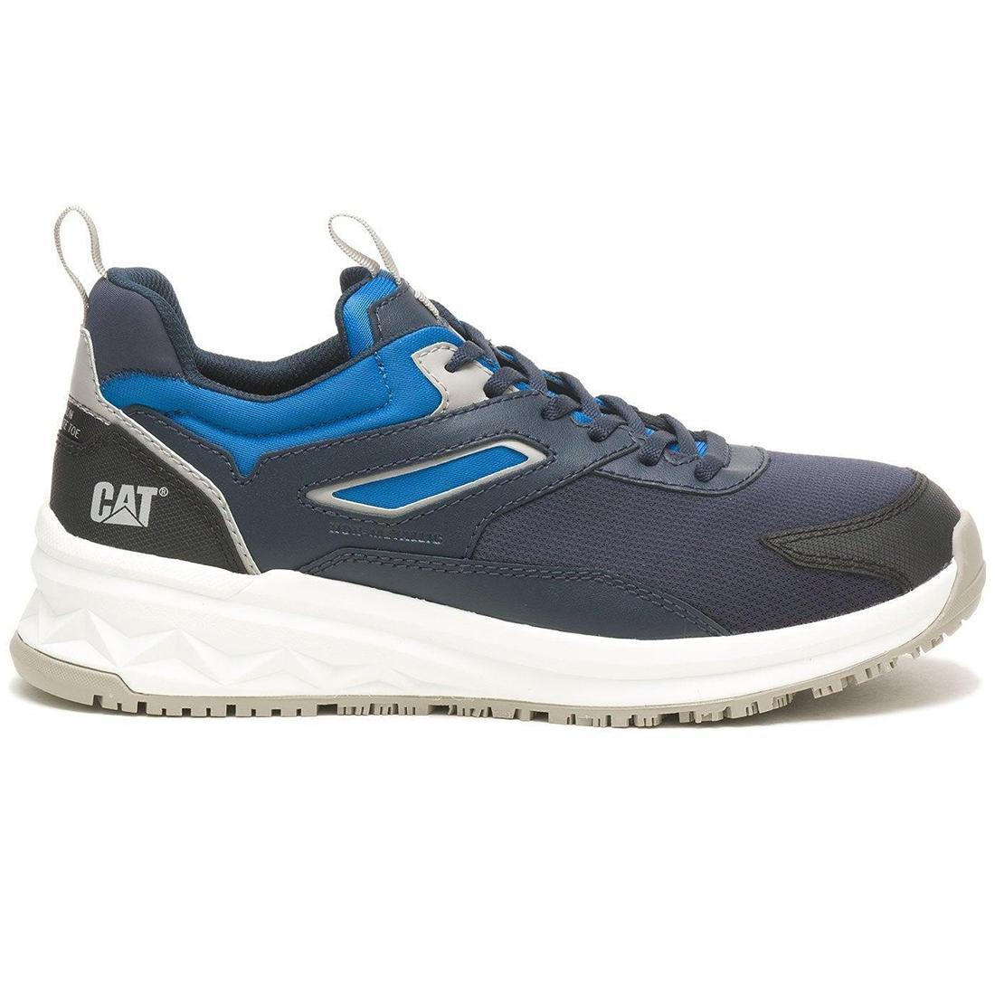 Streamline Runner Composite Toe Work Shoes for Men - Navy Blue Safety Shoes - Lightweight & Comfortable for Construction, Warehouse & Industrial Work