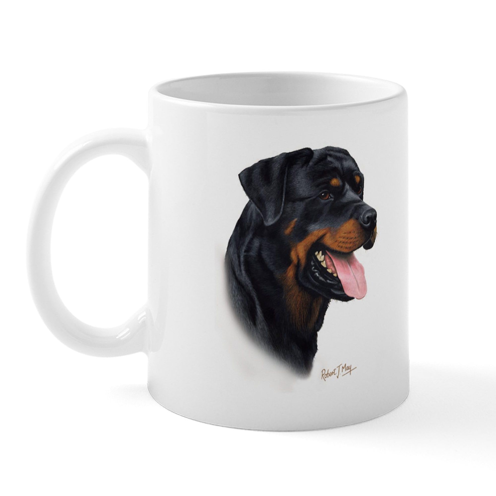 Rottweiler Ceramic Coffee Mug 11 oz (325 ml) - Perfect for Dog Lovers, Office Use & Home Brewing | CafePress