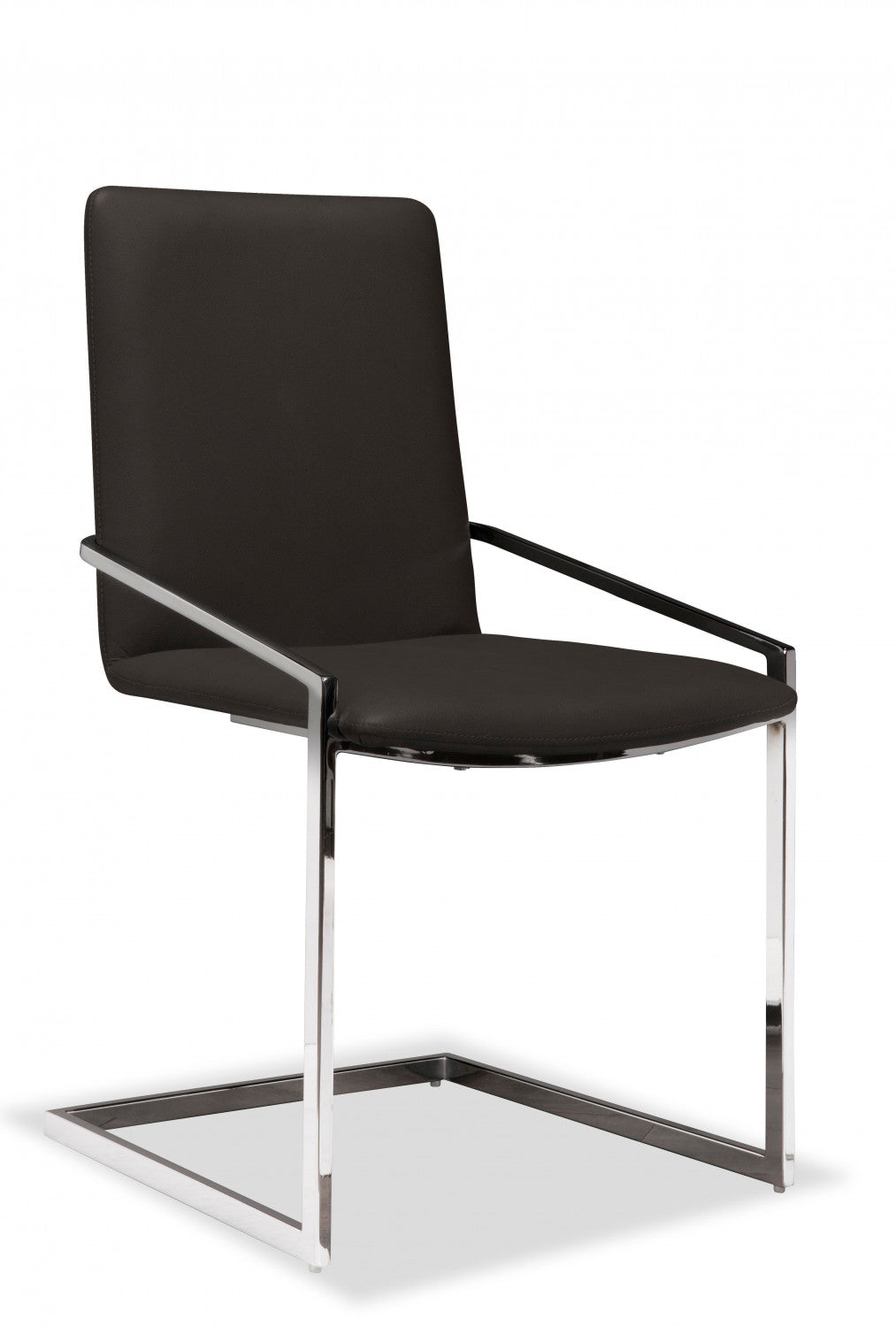 Ariya Modern Dining Chairs Set of 2 - Dark Grey Upholstered Kitchen Chairs for Dining Room, Breakfast Nook & Small Spaces