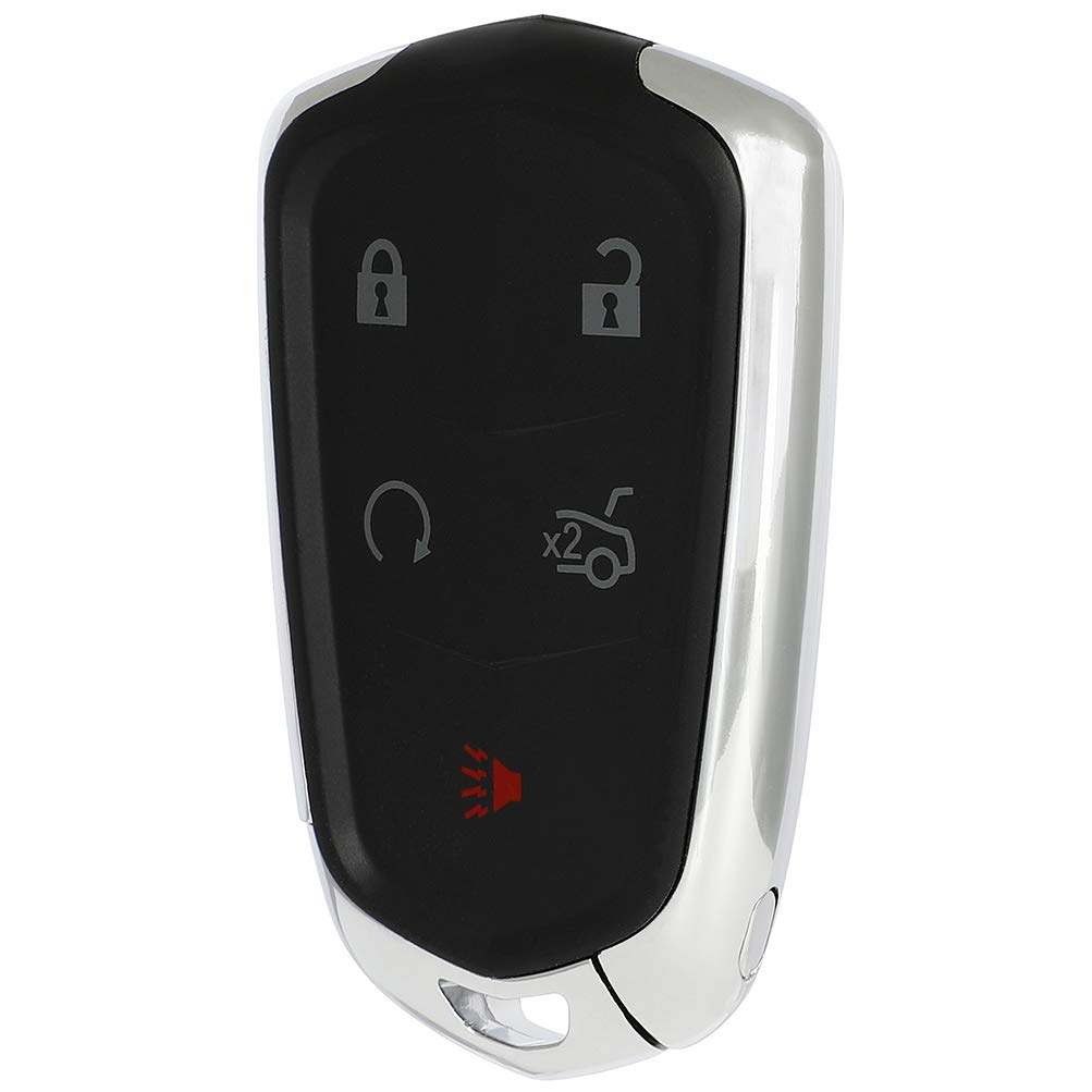 2014-2019 Cadillac SRX Remote Key Shell Replacement Case - 3 Button FCC ID HYQ2AB by AUTO KEY MAX | Compatible with Key Fob Housing & Perfect for Lost or Damaged Remote Keys