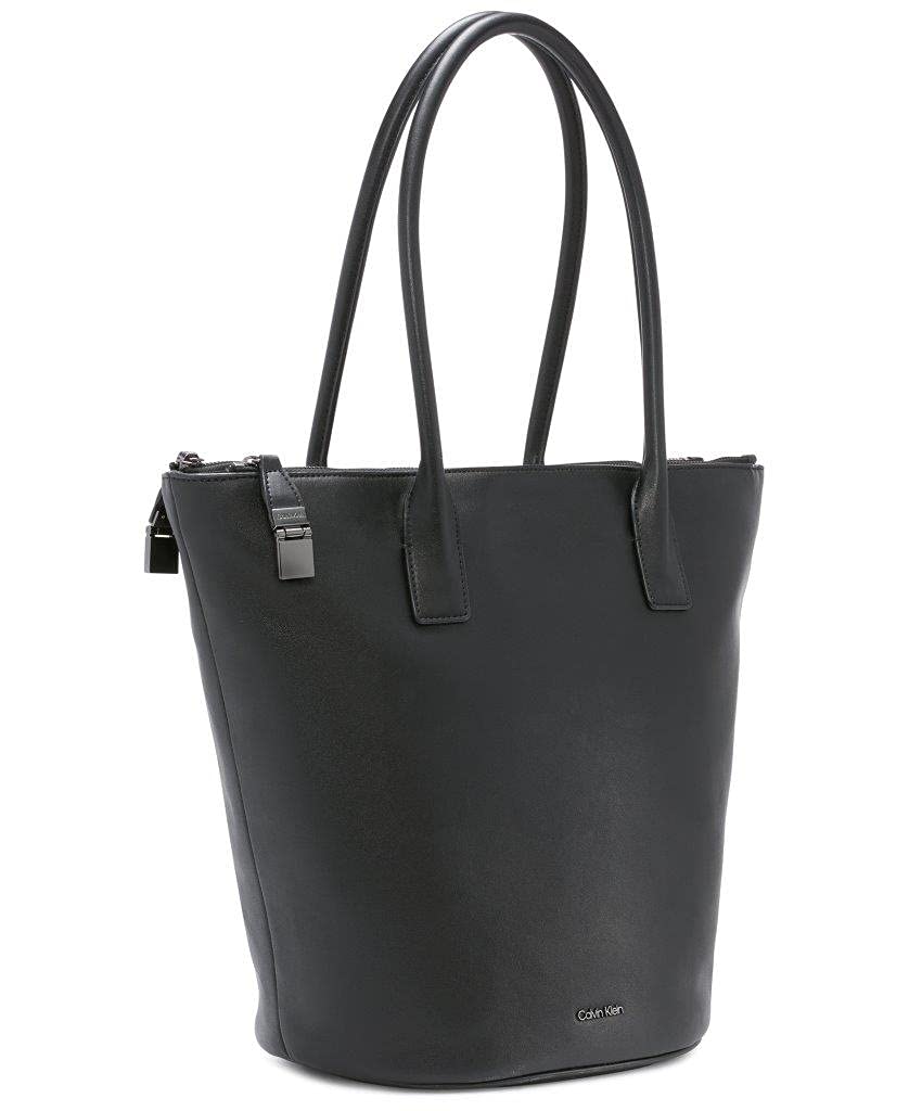Calvin Klein Modern Essentials North/South Organizational Tote Bag for Women - Stylish Work Tote with Multiple Pockets - Perfect for Office, Travel & Daily Commute