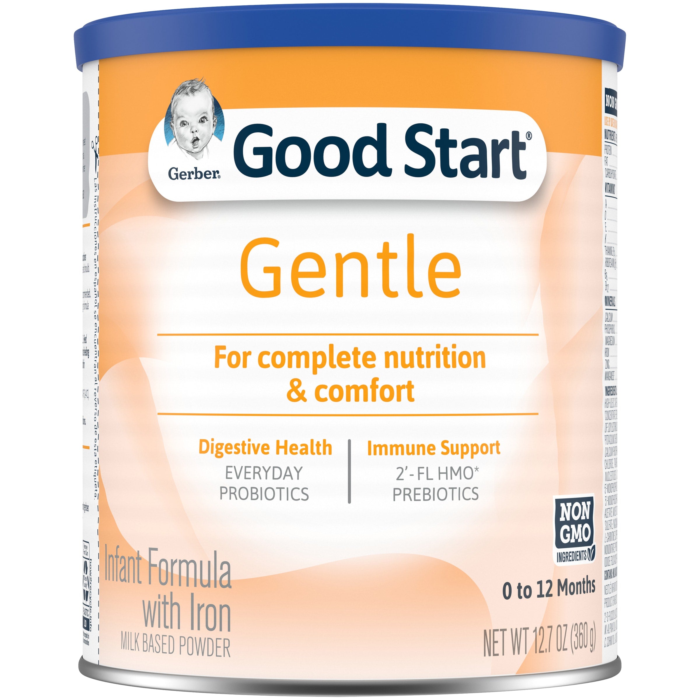 Gerber Good Start Gentle Infant Formula Powder - 12.7 oz Tub | Easy-to-Digest Baby Milk for Sensitive Stomachs | Ideal for Newborns, Infants & Travel Feeding