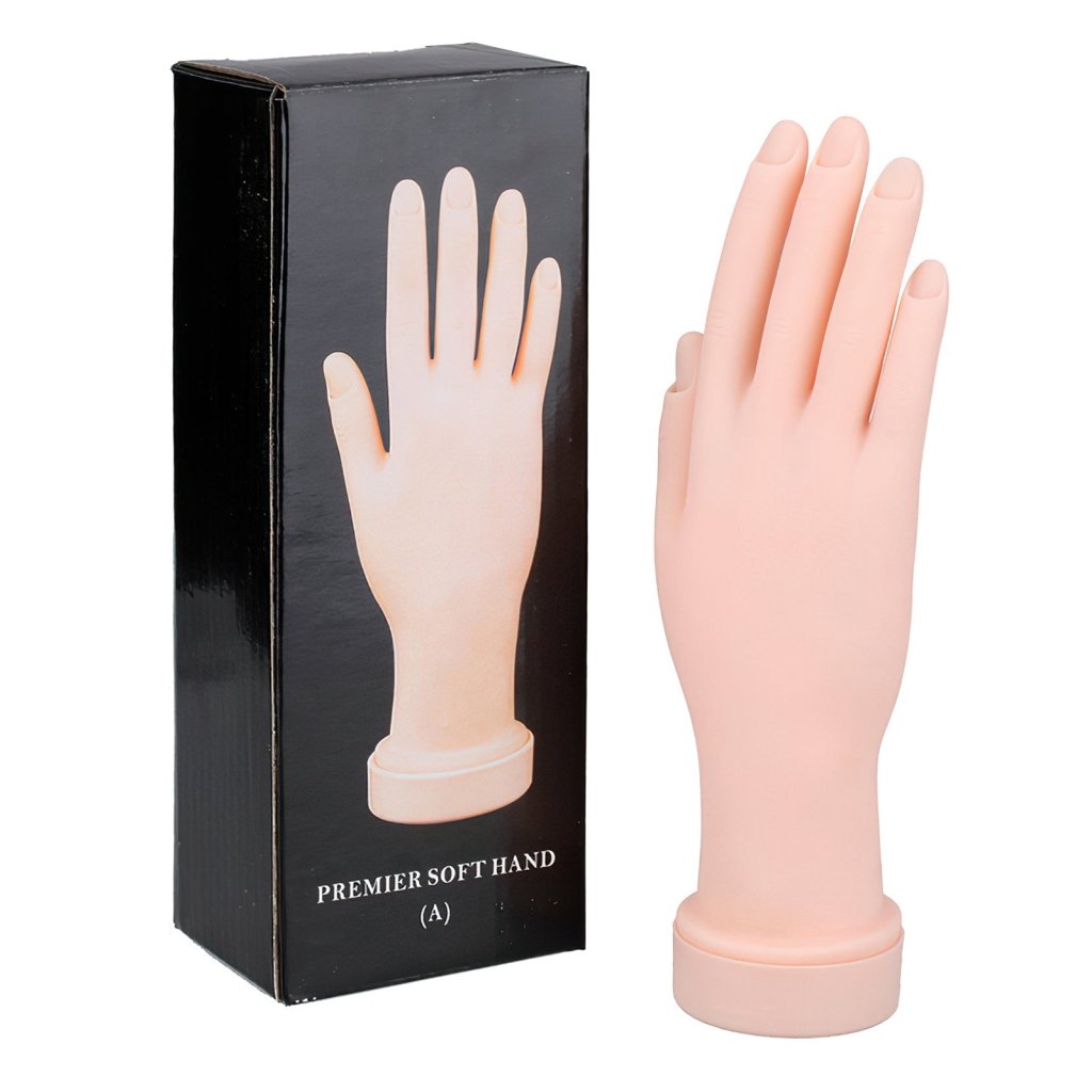 Professional Mannequin Hand Model for Nail Art Training - Perfect for Nail Technicians, Students & Salon Practice
