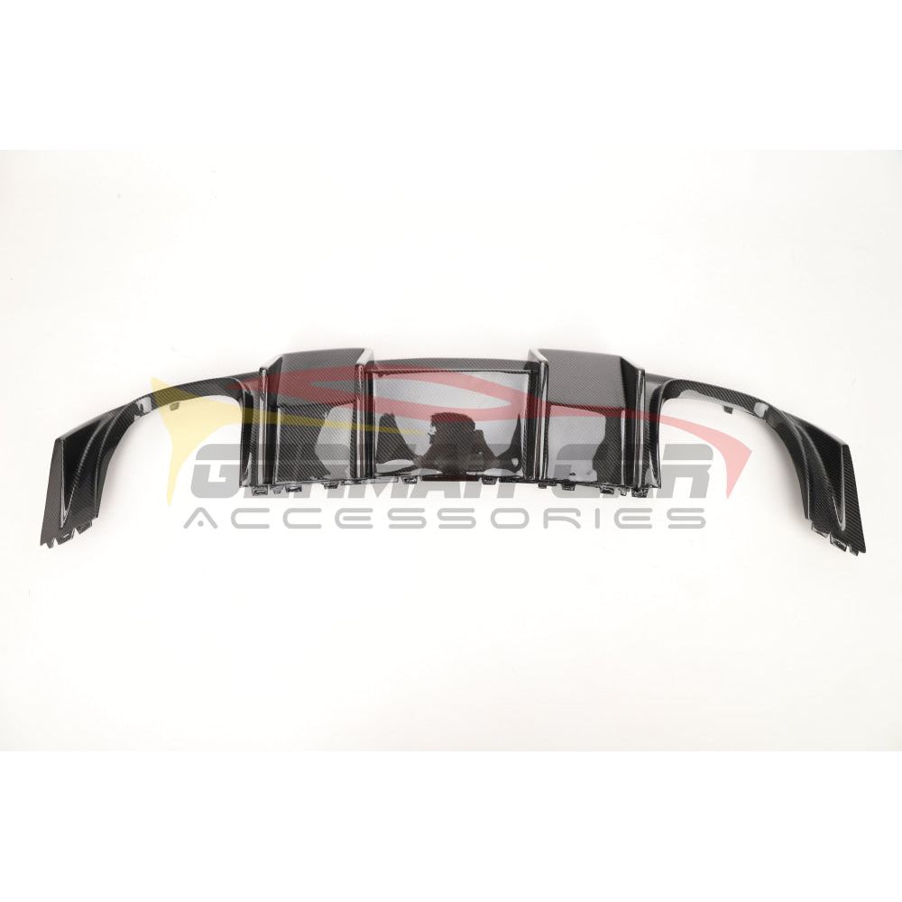 2014-2016 Audi A3/S3 Carbon Fiber Rear Diffuser with Integrated LED Brake Light | 8V A3/S3 Model | Enhances Sporty Look & Aerodynamics for Street or Track Racing