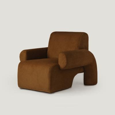 Stylish Corduroy Settee - Plush Comfort for Living Room, Bedroom & Office - Modern Home Decor Furniture