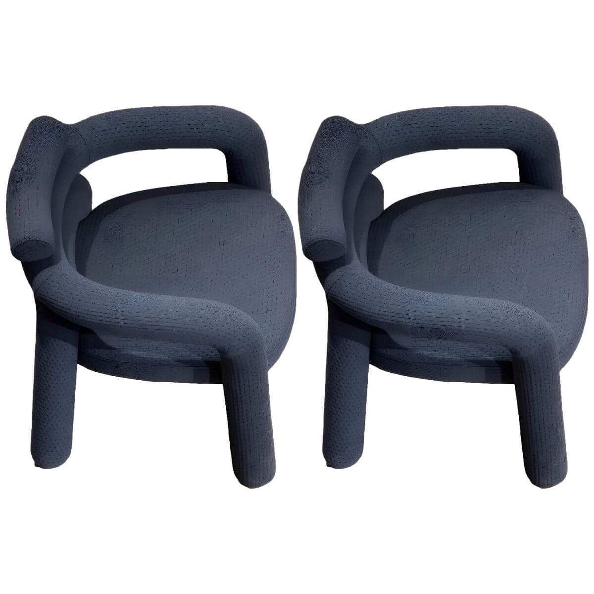 Modern Simple Style Lime Green/Ivory/Dove Grey Curved Arm Chair with Fixed Backrest & Armrests - Perfect for Living Room, Bedroom or Office Seating