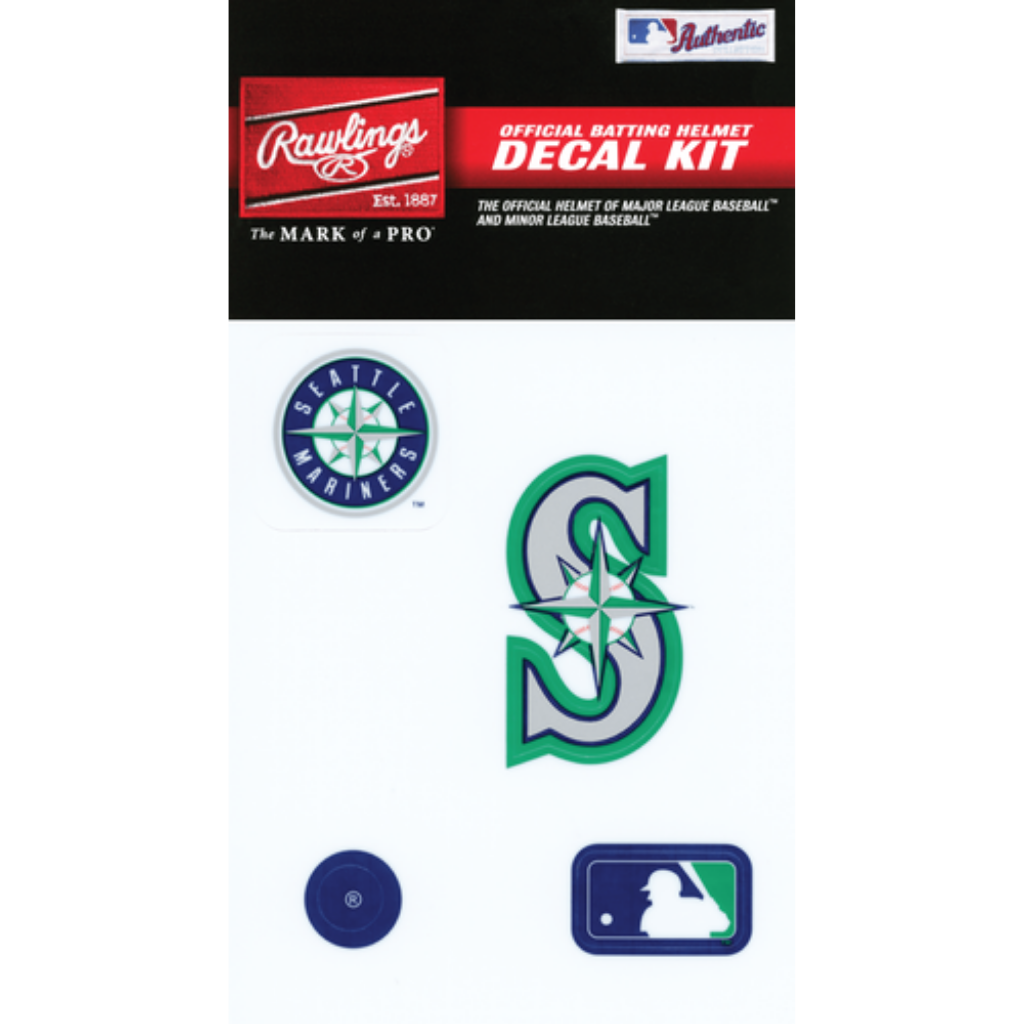 Rawlings MLB Decal Kit - Official Baseball Team Stickers for Helmets, Bats & Locker Decor | Perfect for Fans, Players & Collectors