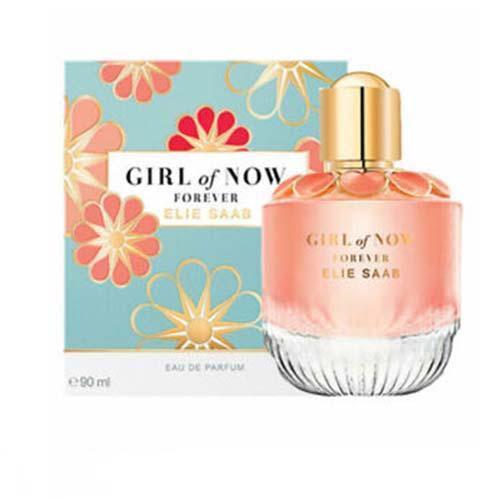 Elie Saab Girl Of Now Forever Eau de Parfum 90ml - Floral Fruity Perfume for Women, Long-Lasting Luxury Fragrance | Perfect for Date Nights, Special Occasions & Daily Wear
