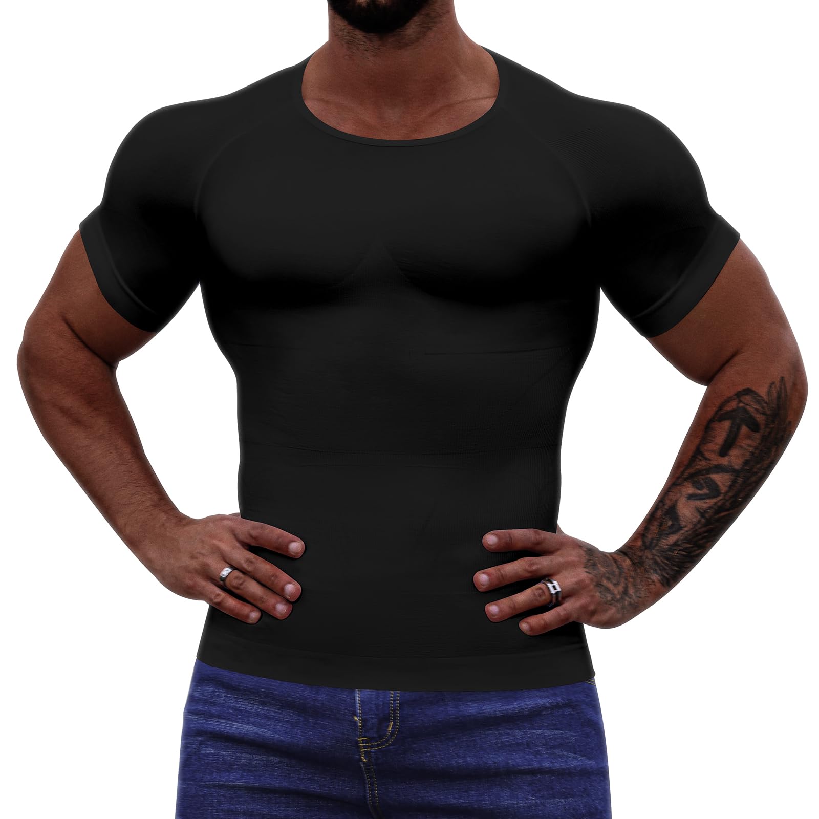 Men's Compression Shirt - Breathable Workout Top for Gym, Running & Sports | Moisture-Wicking & Performance Enhancing
