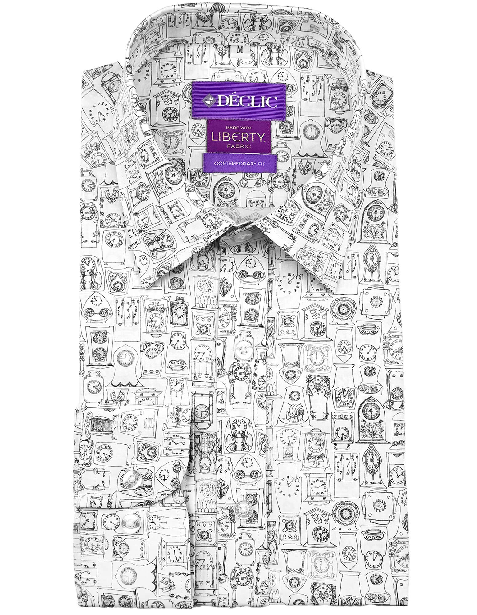 DÉCLIC Liberty Tick Tock Print Shirt - Stylish Floral Pattern Casual Blouse for Women | Perfect for Office, Date Night & Summer Outfits