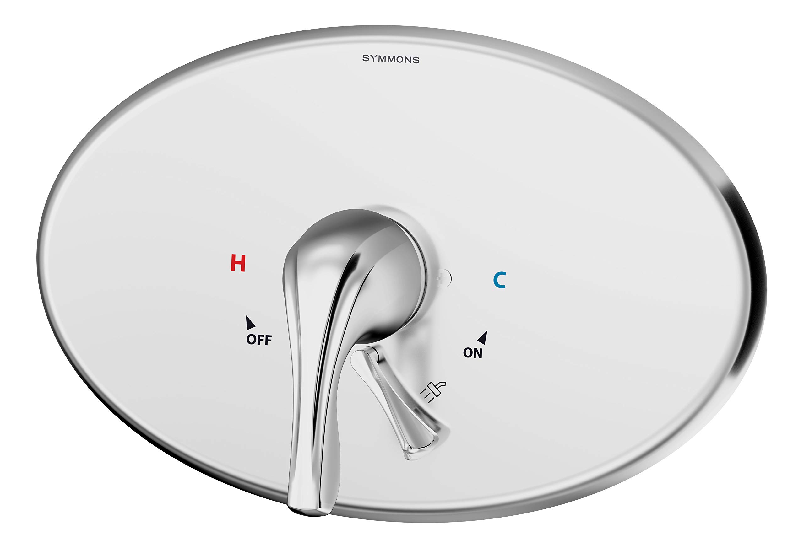 Symmons S-9600TS-PLR-OP-TRM Origins Tub Shower Valve Trim Kit - Chrome Finish (Valve Sold Separately) for Bathroom Renovation & Modern Shower Installation