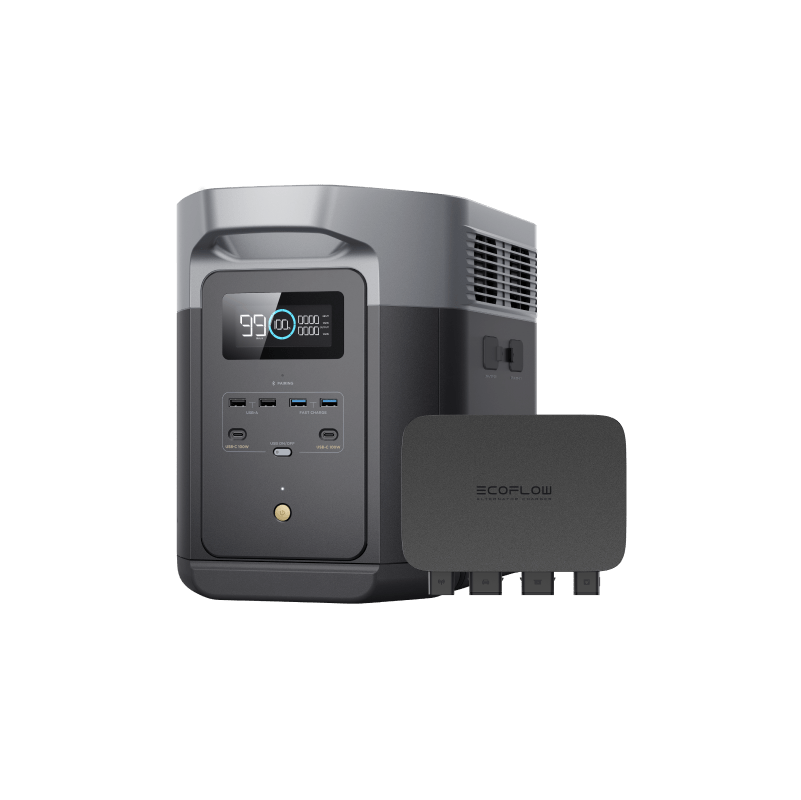 EcoFlow DELTA 2 Max Portable Power Station 2000W | 2048Wh Solar Generator for Home Backup, Camping & Outdoor Adventures | Fast Charging, Expandable Capacity, Clean Energy Solution