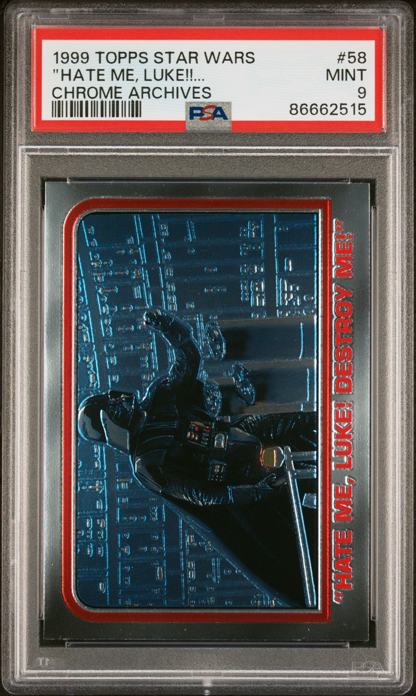 1999 Topps Chrome Star Wars Chrome Archives #58 
