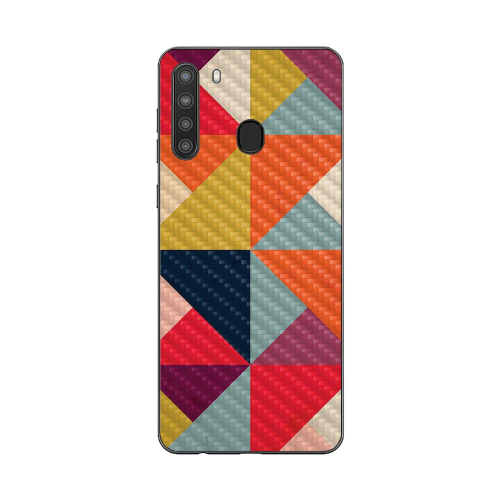 Carbon Fiber Skin for Samsung Galaxy A21 - Protective & Durable | for Daily Protection