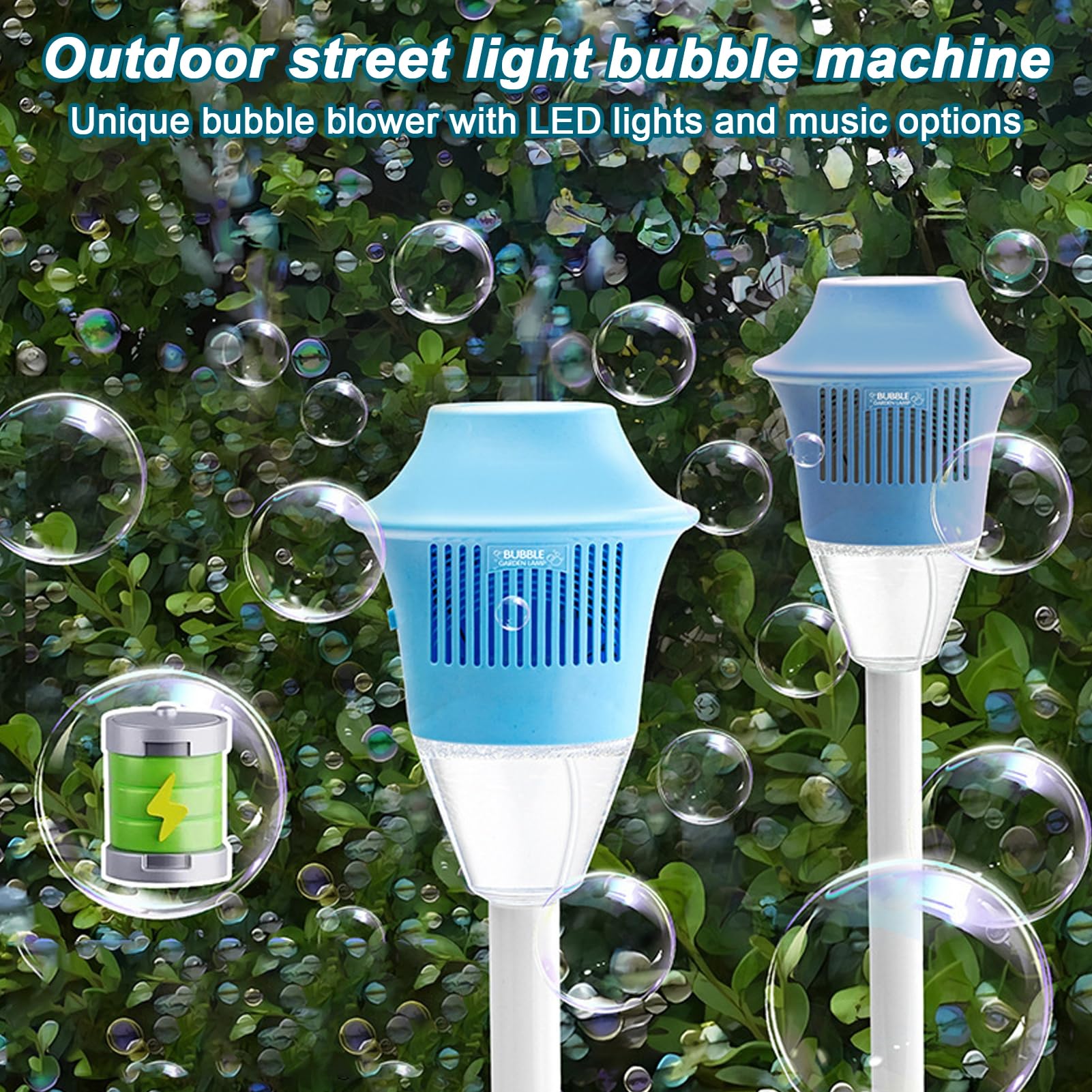 LED Bubble Machine with Music, 47