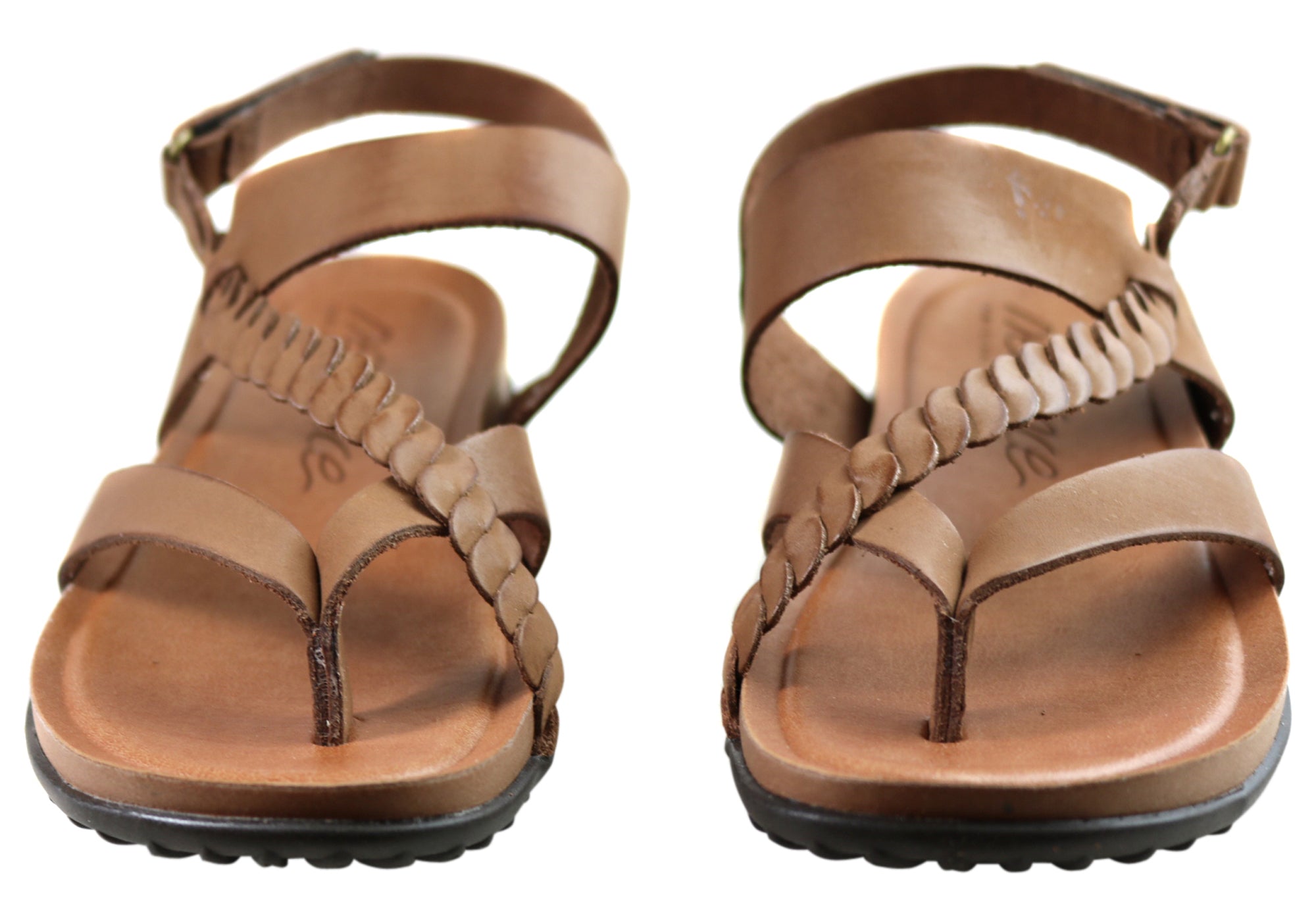 New Face Retreat Women's Comfortable Leather Sandals - Handmade in Brazil - Perfect for Beach Vacations, Summer Outfits & Casual Wear