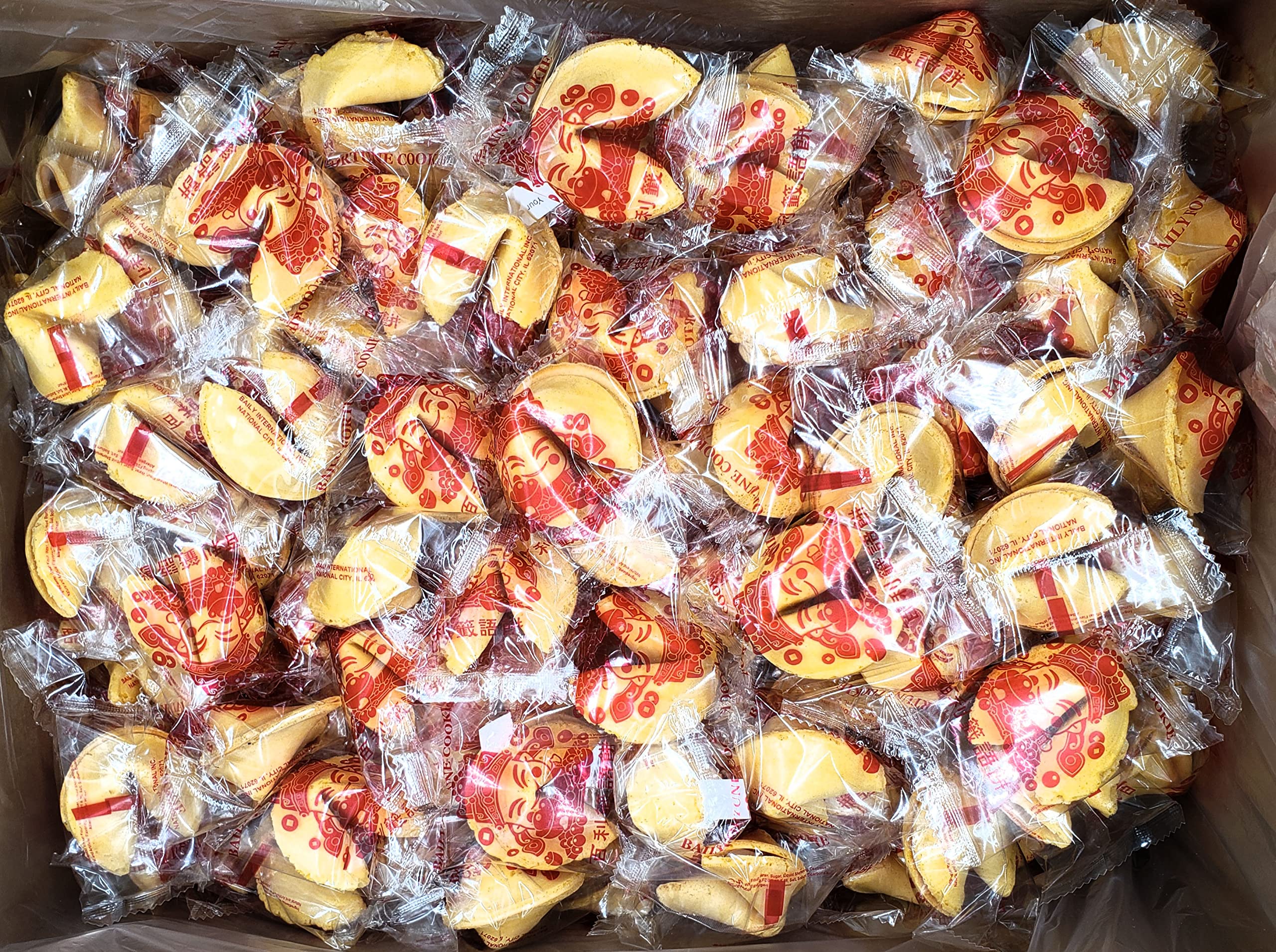 Bailys Bulk Fortune Cookies - 350 Count Individually Wrapped Snacks for Parties, Events & Chinese Restaurants | Asian-Themed Desserts & Good Luck Treats