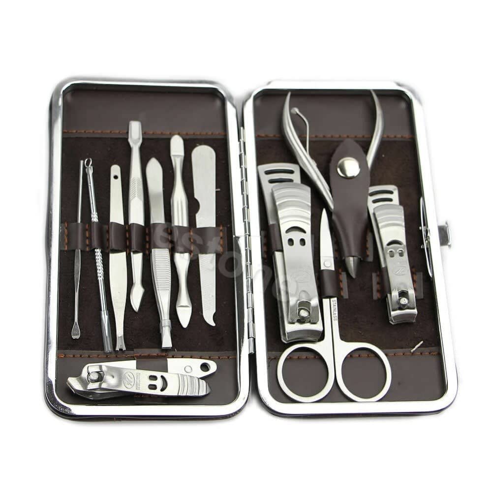 Kamz Beauty 18-in-1 Professional Pedicure Kit - Stainless Steel Callus Remover & Foot File for Dead Skin Removal | Complete Manicure & Pedicure Tools Set for Women & Men | Perfect for Home Foot Spa & Nail Care