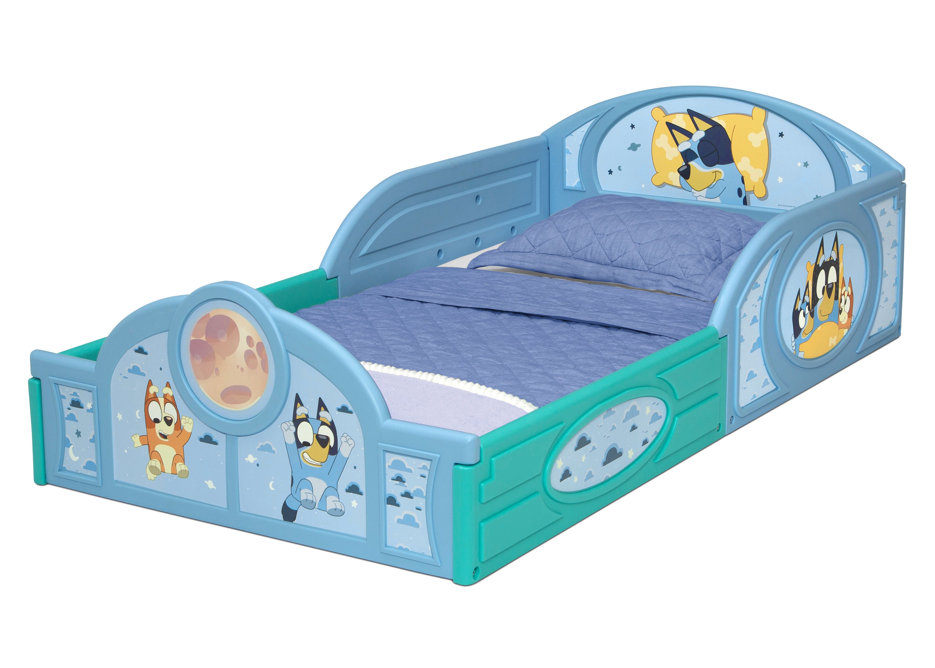 Bluey 3-Piece Toddler Bedroom Set - Kids Bedding, Blanket & Pillowcase - Perfect for Nursery, Playroom & Gift Ideas