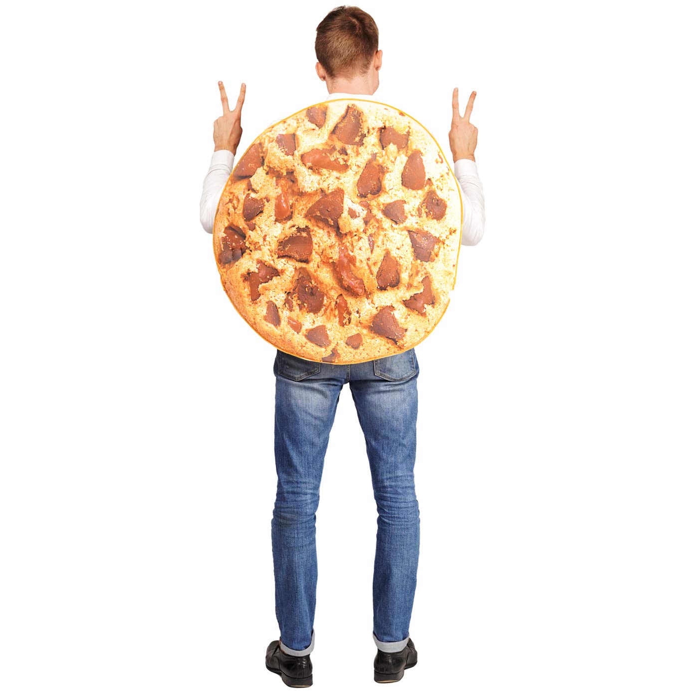 DSplay Unisex Adult Pizza Costume - One Size Fits Most - Perfect for Halloween, Cosplay, and Themed Parties