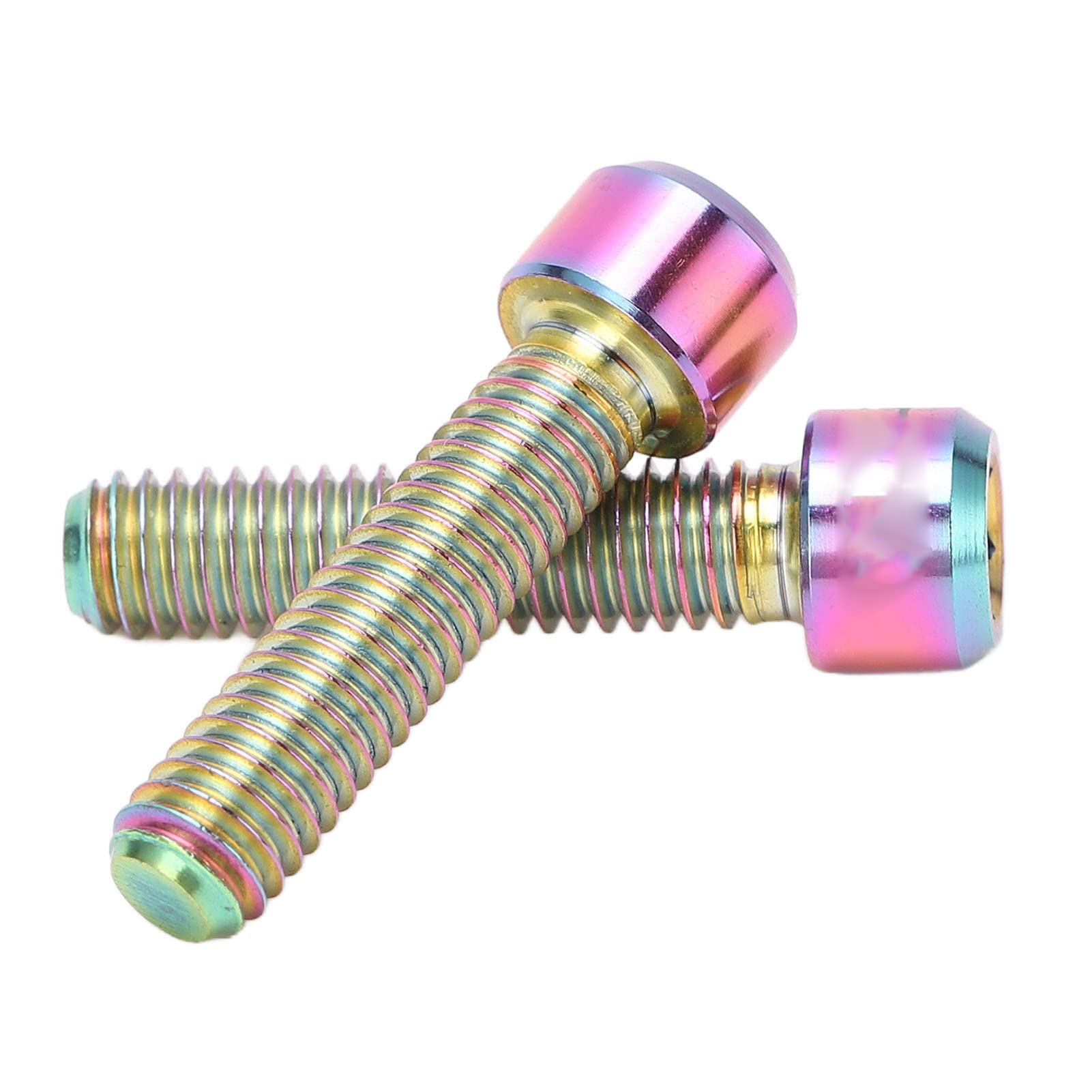 Professional Rustproof Extended Removable Road Bike Stem Screw - 2 Pack Mountain Bike Replacement Parts for Cycling & Commuting