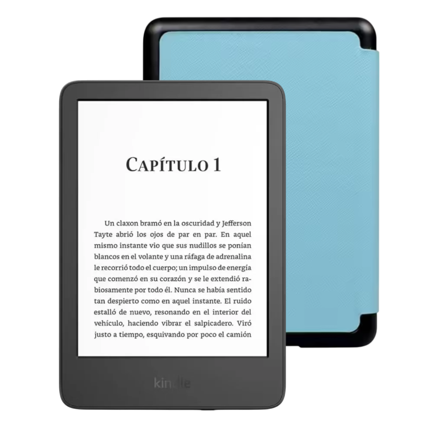 Amazon Kindle Paperwhite 7 (2024) 16GB E-Reader - Waterproof, Adjustable Light, Premium Blue Cover - Perfect for Reading at Home, Travel & Beach