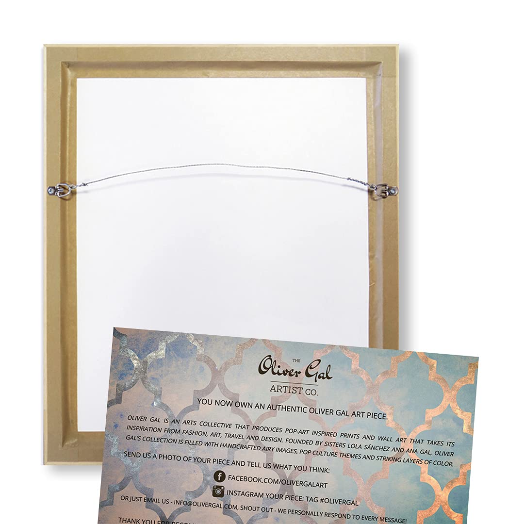 Oliver Gal Dreaming about You Geode Framed Abstract Wall Art - 45