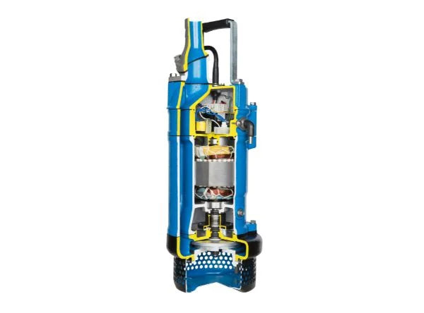 Tsurumi KTZE Series Cast Iron Energy-Efficient Heavy Duty Submersible Drainage Pump - 3 Phase for Industrial, Construction & Flood Control Applications