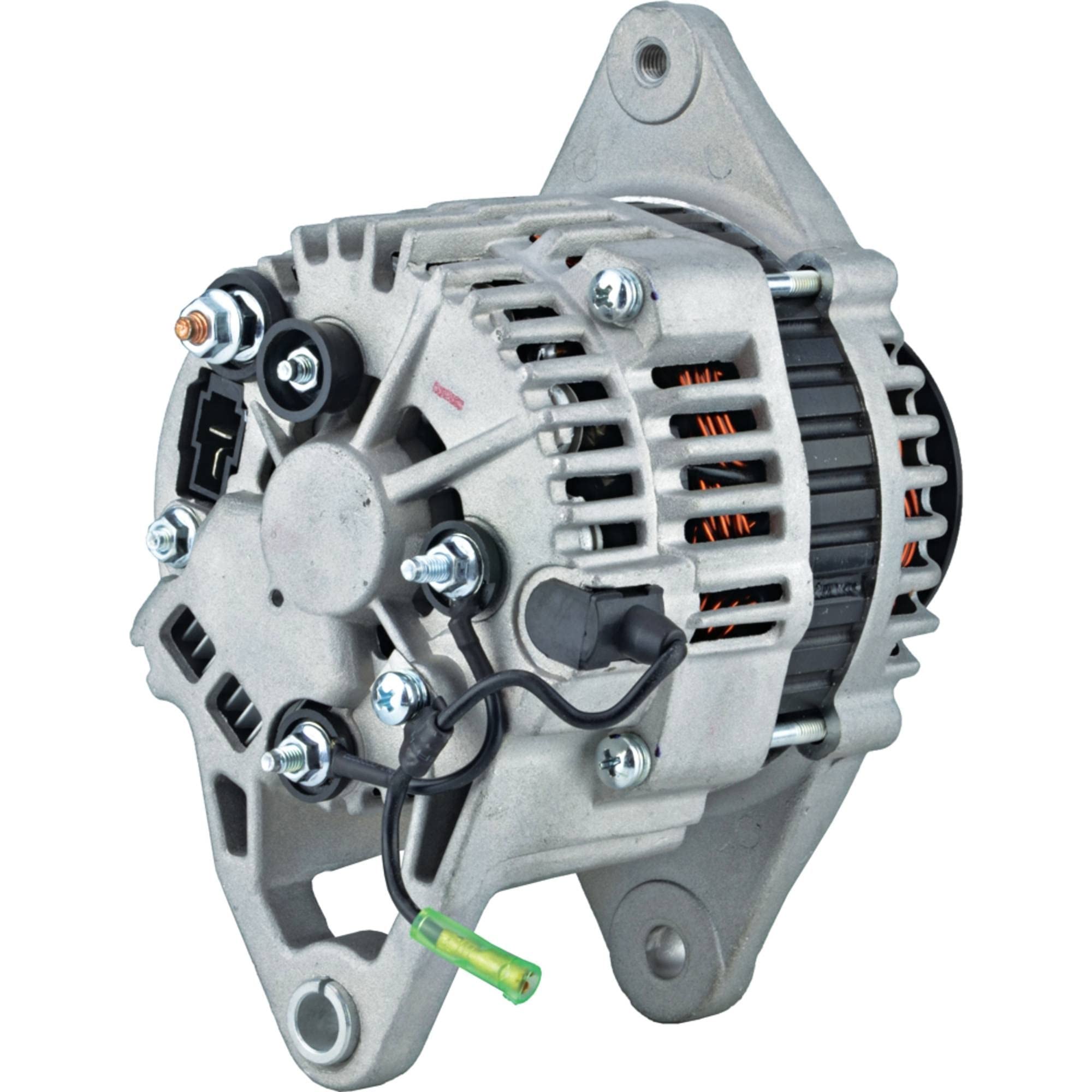 New Alternator for 2-Cylinder Diesel YANMAR 2YM15 Engine (04-On Models) - LRA03783, 128271-77200 - 60Amp 12V Internal Fan & Regulator - CW Rotation - Perfect for Marine, Agricultural & Industrial Equipment
