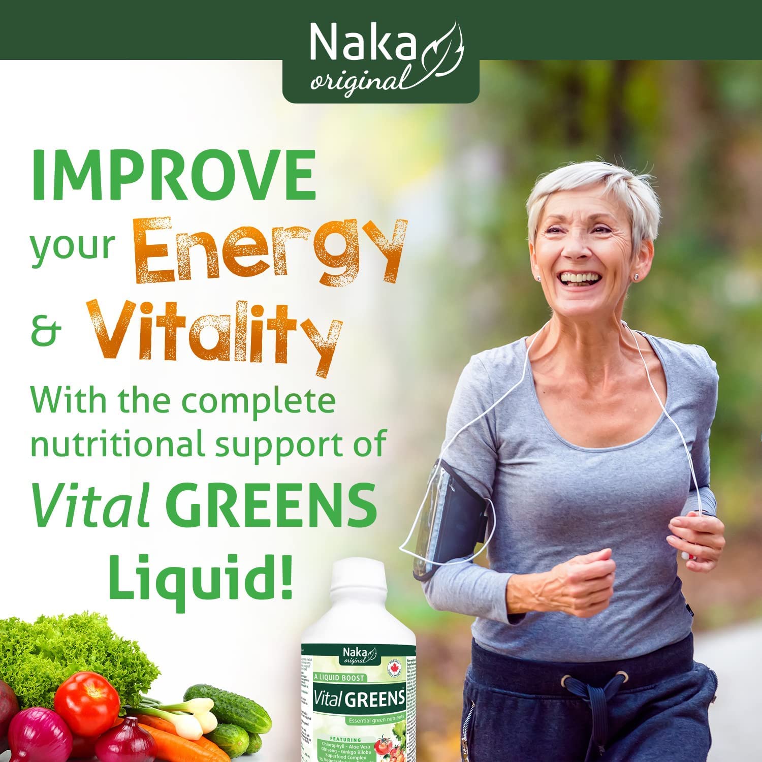 RSO Vital Greens Herbal & Vitamin Supplement - 450ml | Organic Superfood Blend for Detox & Energy Boost | Perfect for Daily Wellness & Immune Support