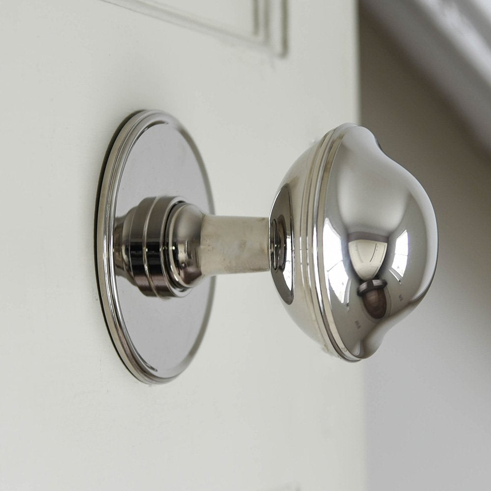 Polished Nickel Large Round Door Pull - Elegant Cabinet & Drawer Handles for Modern Kitchens & Bathrooms | Durable & Stylish Hardware for Home Renovation