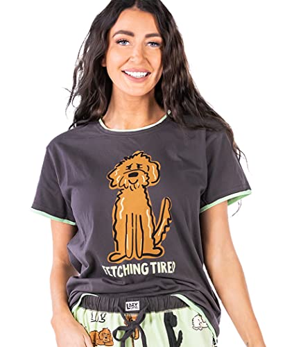 Fetching Tired Womens Pajama Shirt